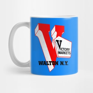 Victory Market Former Walton NY Grocery Store Logo Mug